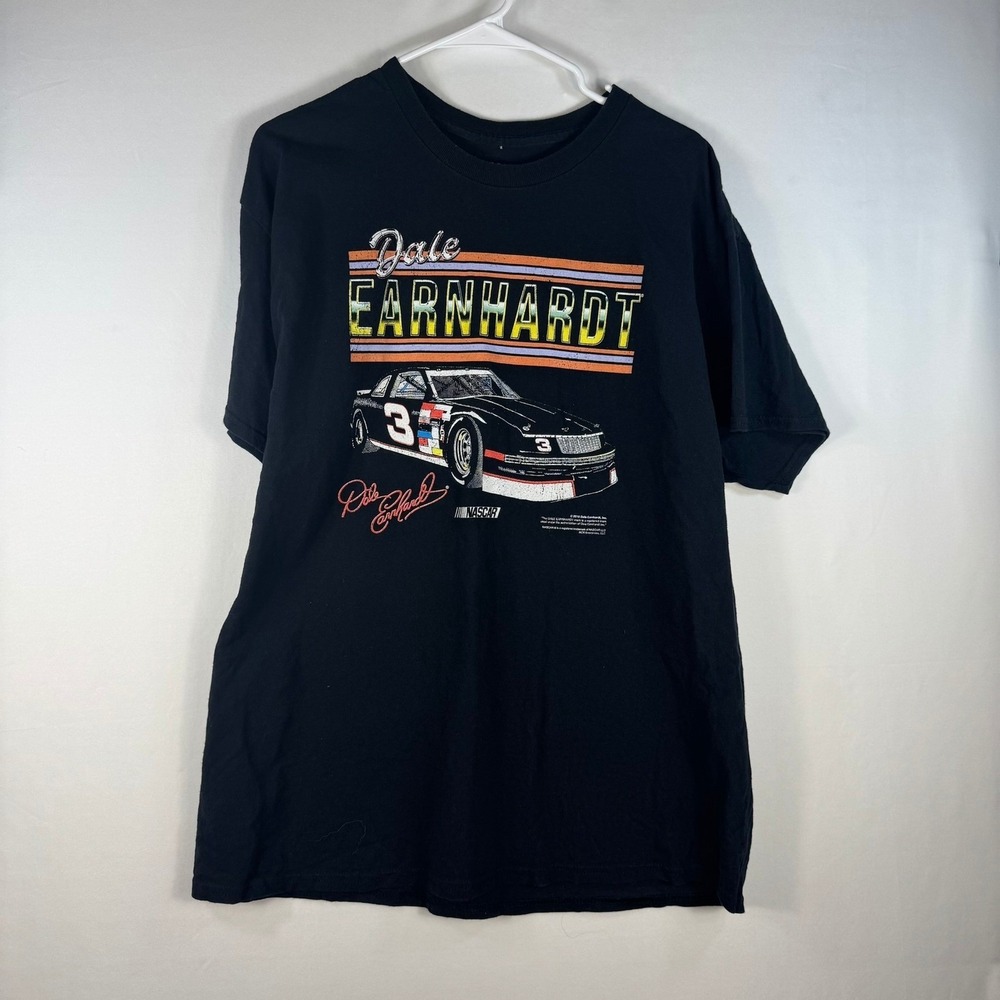 NASCAR Dale Earnhardt #3 Graphic T-Shirt Mens XL Black Racing Tee 2018 Cotton